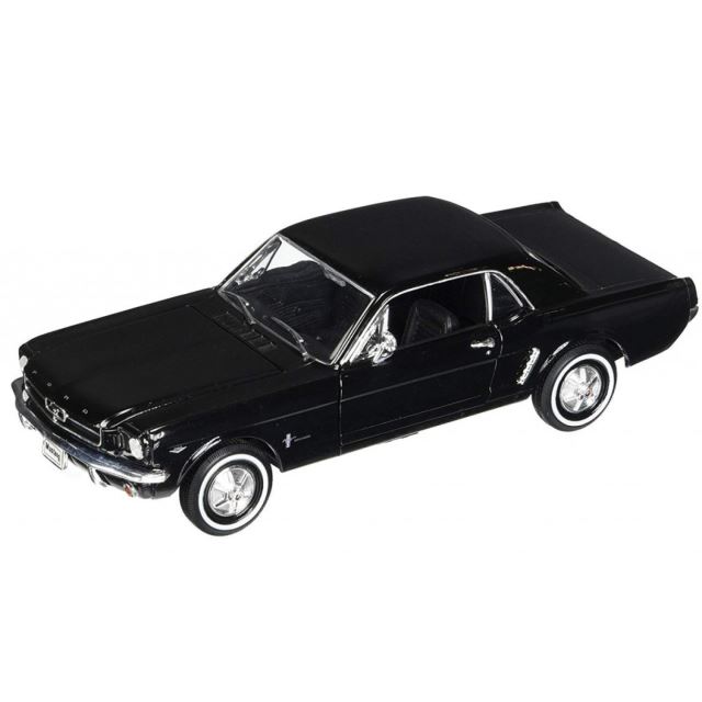 Kovový model 1:24 Ford Mustang Coupe 1964 černý
