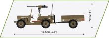COBI 3132 Americký ozbrojený terénny automobil Jeep Willys MB & Trailer (5)