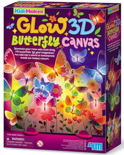 4M Kidzmaker Motýlie plátno - svietiace