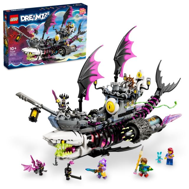 LEGO® DREAMZzz™ 71469 Žraločia loď z nočných môr