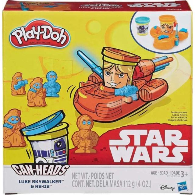 Play Doh Star Wars dvojbalení kelímků Luke Skywalker a R2-D2