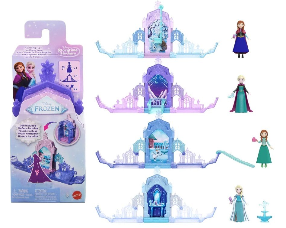 Mattel frozen disney princess pop-up hrad s panenkou