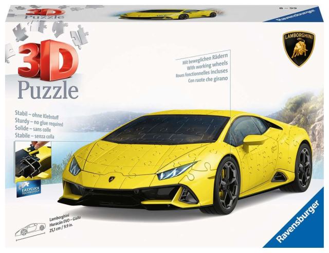 Ravensburger 11562 Puzzle 3D Lamborghini Huracan Evo žlté 156 dielikov