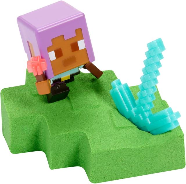 Mattel Minecraft MINI MODE ťažiaca figúrka s krompáčom, HTL00