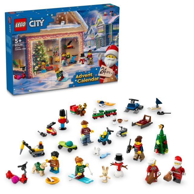 LEGO® CITY 60436 Adventný kalendár