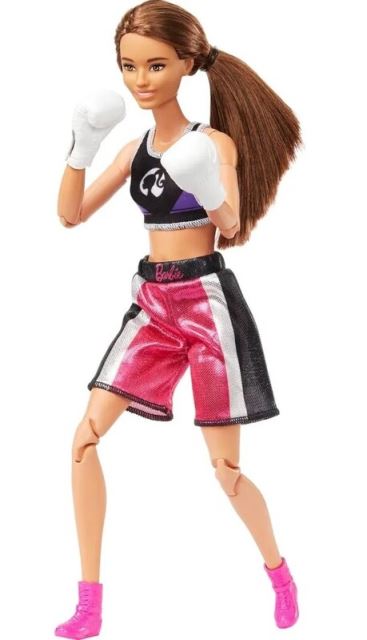 Mattel Barbie sportovkyně Boxerka, HRG40