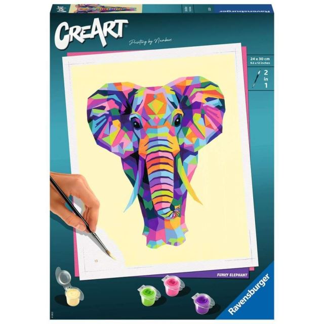 Ravensburger 20203 CreArt Vtipný slon