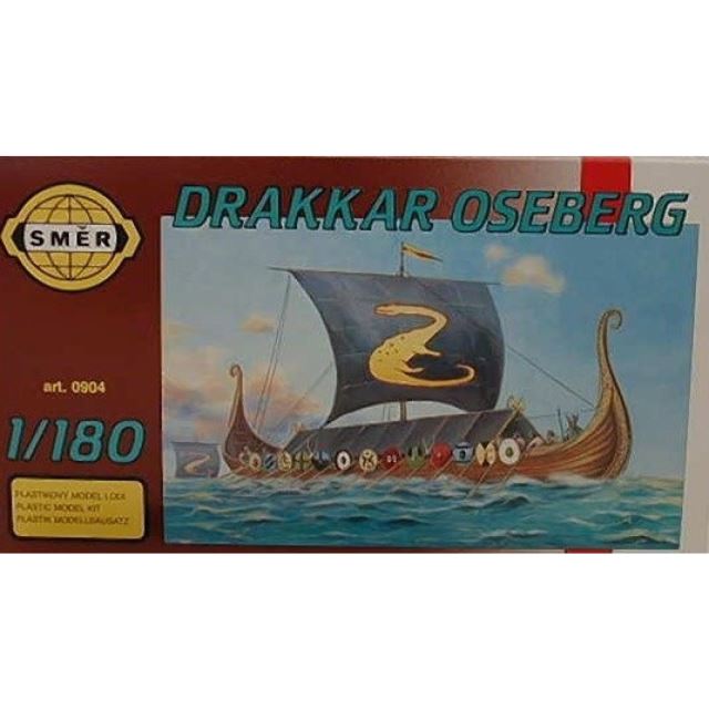 Vikingská loď DRAKKAR OSEBERG 1:180