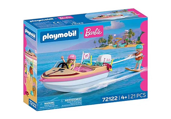 Playmobil 72122 barbie motorový člun