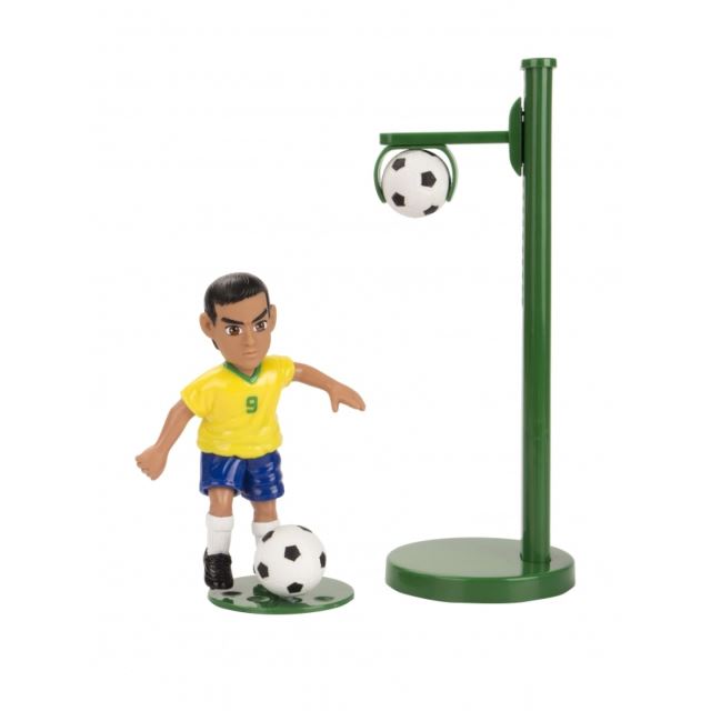 Shooters! Figurka fotbalista s držákem na míč Brazílie