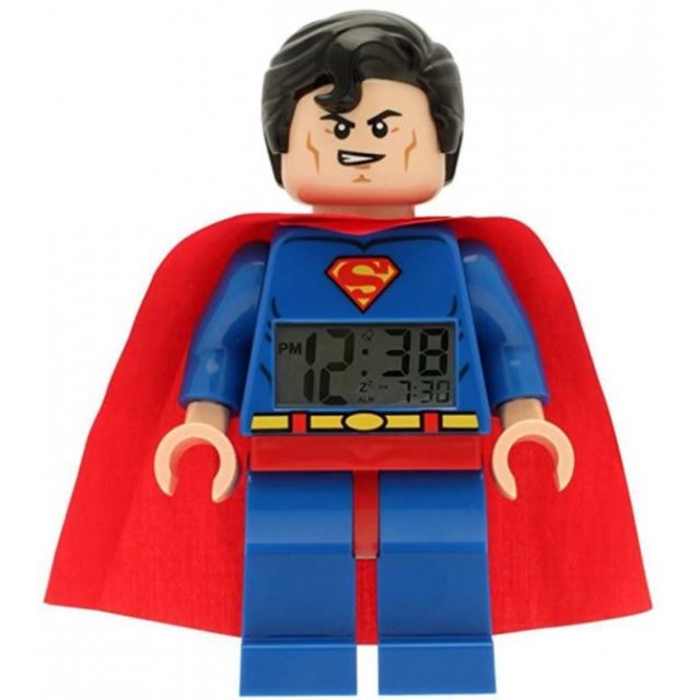 LEGO DC Super Heroes hodiny s budíkem Superman (poškozený obal)