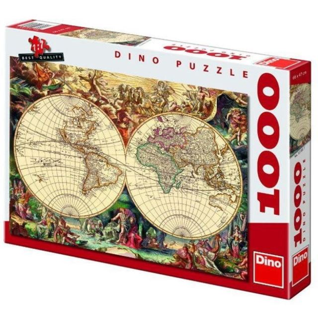 Dino Puzzle Historická mapa světa 1000 dílků