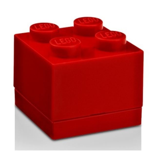 LEGO Mini box 45x45x42 červený