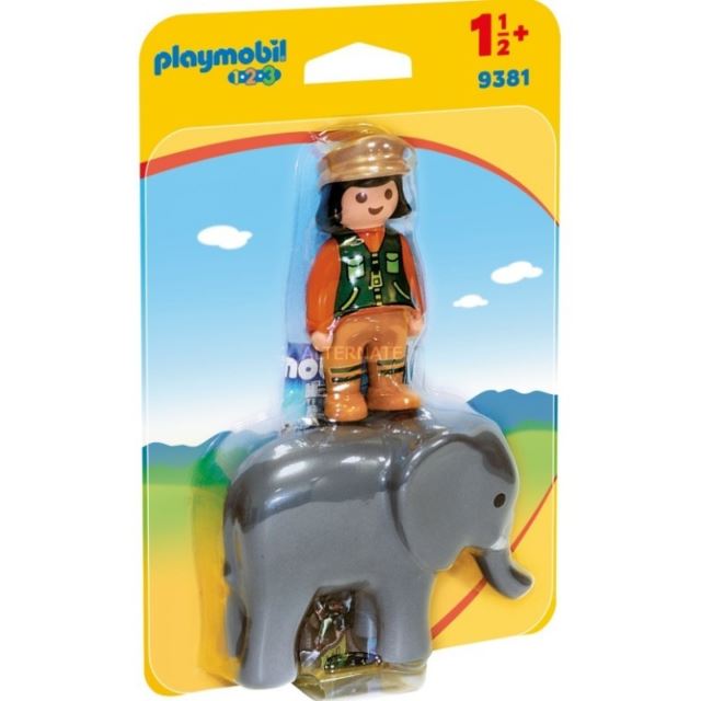 Playmobil 9381 Ošetřovatelka slonů (1.2.3)