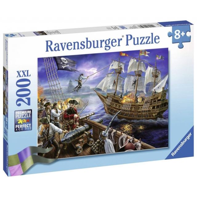 Ravensburger 12759 Puzzle Černovousova bitva 200 dílků