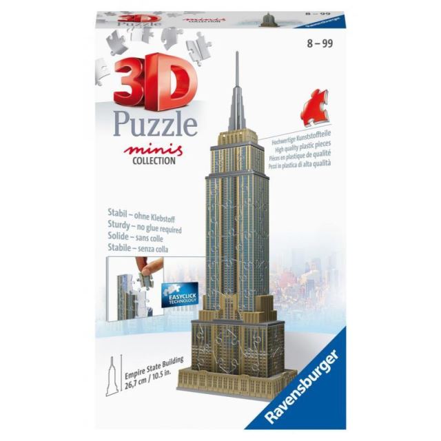 Ravensburger 11271 Puzzle 3D Mini budova Empire State Building 54 dielikov