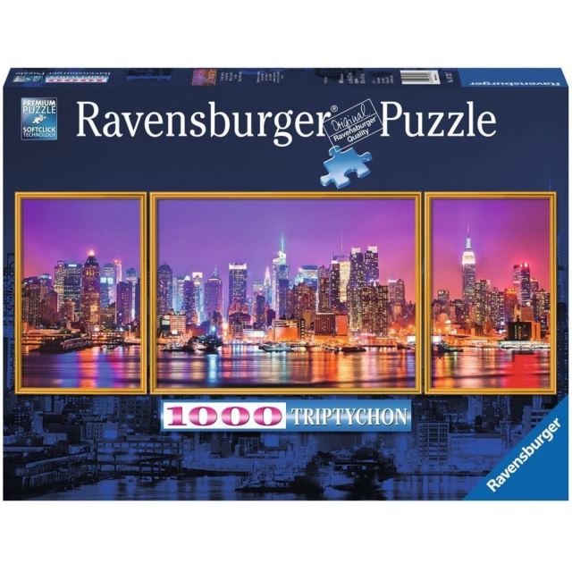 Ravensburger 19792 Triptych Puzzle New York Panorama 1000 dielikov