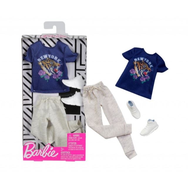 Barbie Oblečky pro Kena Triko a tepláky, Mattel FXJ41
