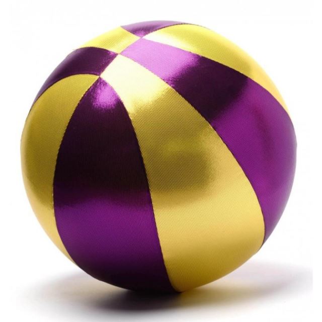 Mega míč třpytivý fialovozlatý