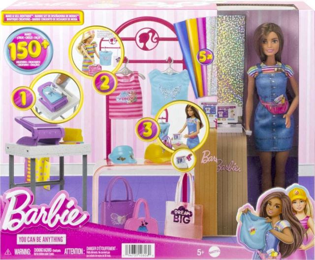 Mattel Barbie Módní design studio s panenkou, HKT78