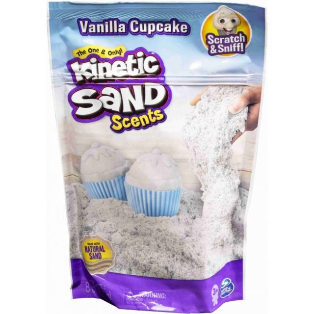 Kinetic Sand Kinetický písek voňavý bílý Vanilla 227g