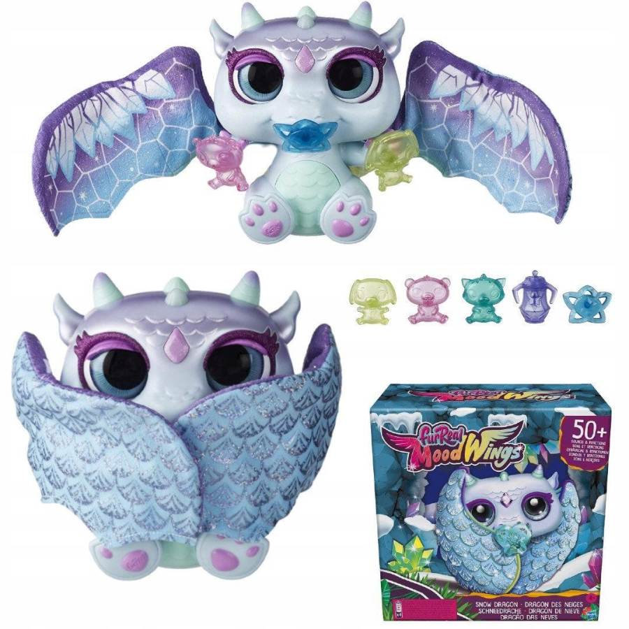 Hasbro furreal friends moodwings sněžný drak, f1389