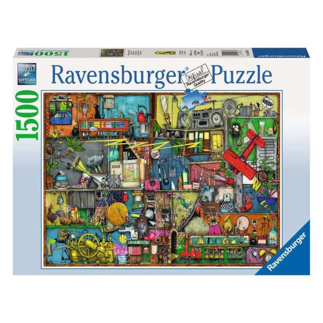 Ravensburger 16361 Puzzle Regál plný věcí 1500 dílků