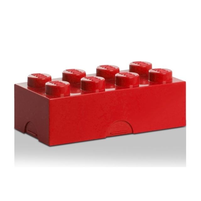 LEGO Svačinový box červený