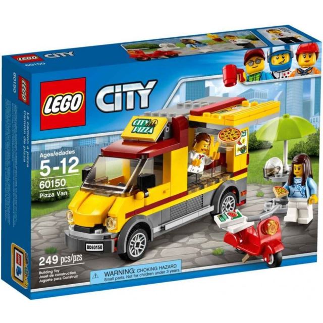 LEGO CITY 60150 Dodávka s pizzou