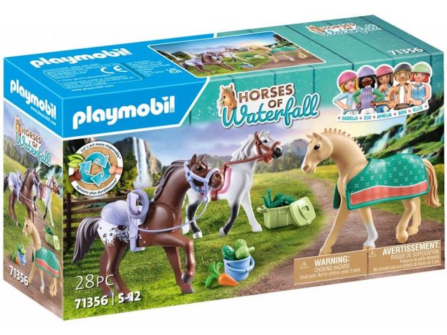Playmobil 71356 Tři koně Morgan, Quarter Horse a Shagya Arabian