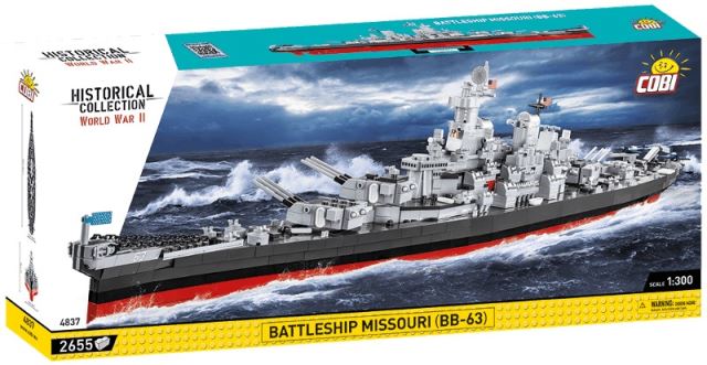 Cobi 4837 Americká bitevní loď USS Missouri BB-63