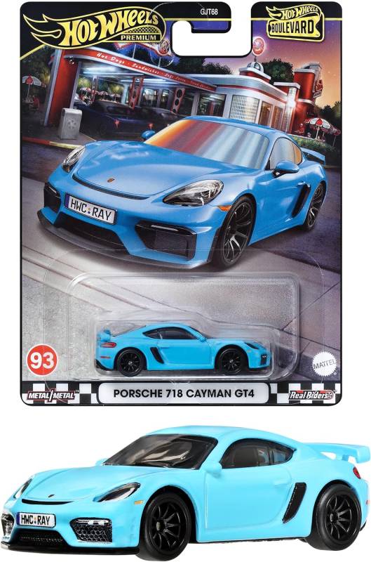 Mattel hot wheels boulevard porsche 718 cayman gt4