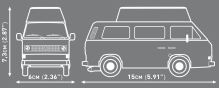Cobi 24638 Volkswagen T3 Camper Van, 1:35 (5)
