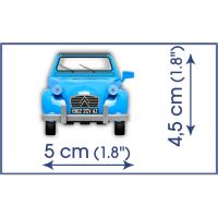COBI 24511 Youngtimer Automobil Citroën 2CV ,,Kachna" TYPE AZ 1962 (4)
