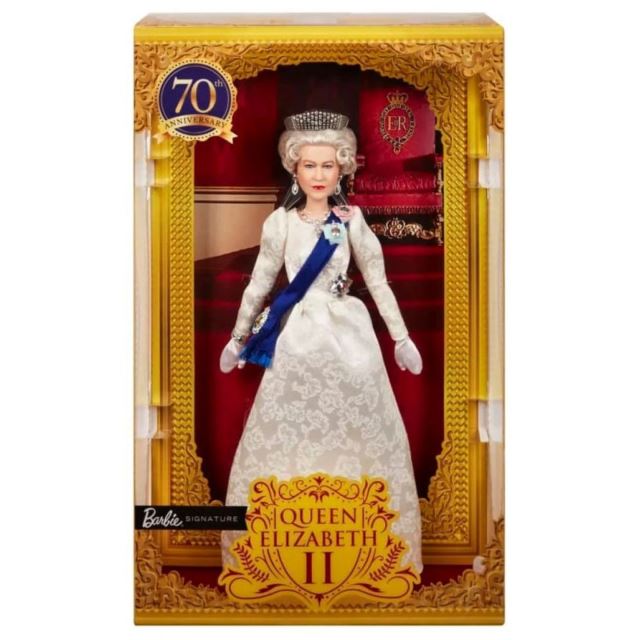 Mattel Barbie® Královna Alžběta II. Platinové výročí vládnutí, HCB96