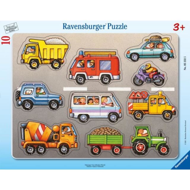 Ravensburger 05232 Puzzle Vozidlá 10 dielikov