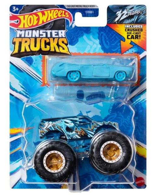 Hot Wheels® Monster Trucks s angličákem 32 DEGREES, Mattel HWN35