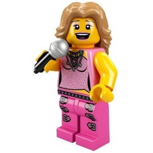 LEGO® 8684 Minifigúrka Popová hviezda
