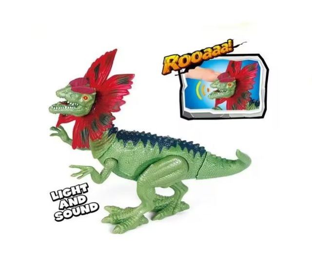 Dinosaurus Dilophosaurus s efekty 20 cm