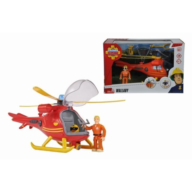 Požárník Sam Vrtulník 24cm s figurkou