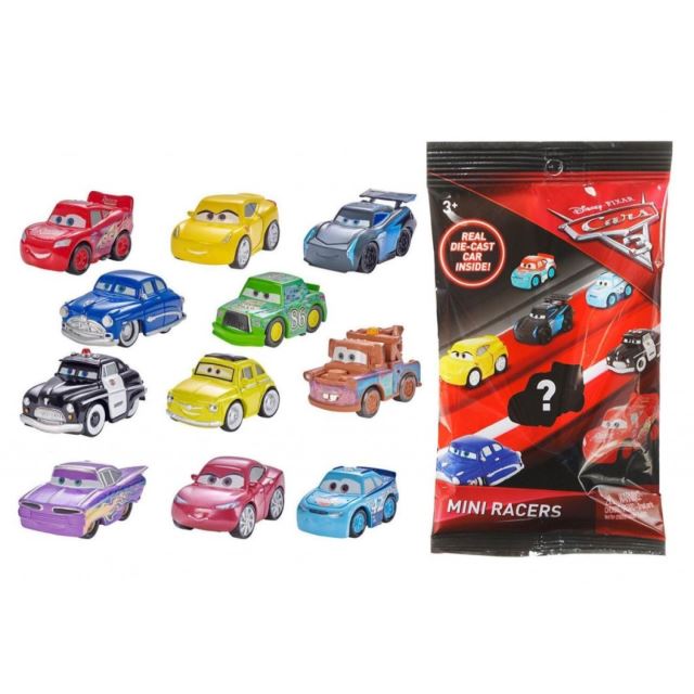 Cars 3 Mini auta sáček s překvapením, Mattel FBG74