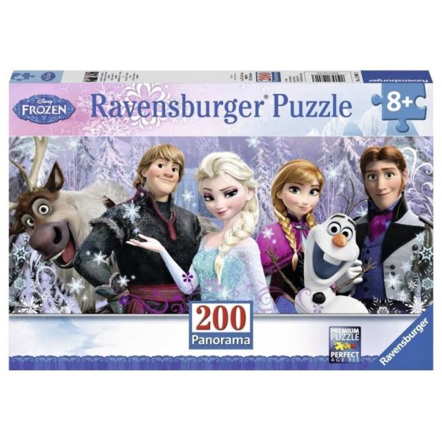 Ravensburger 12801 Puzzle Ledové království Panorama 200 dílků