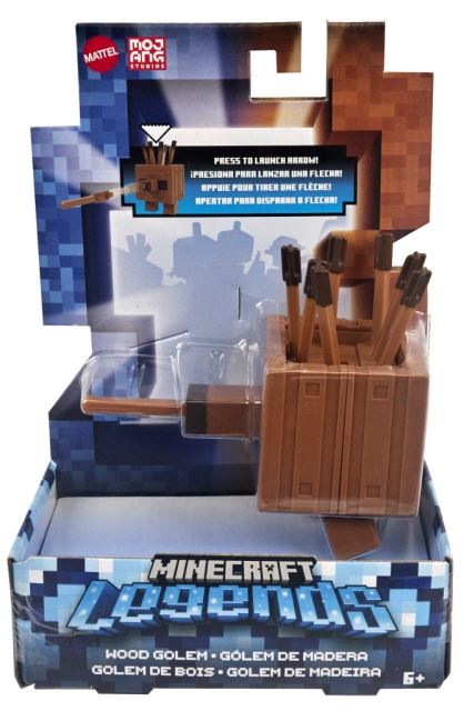 Mattel Minecraft Legends Drevený Golem