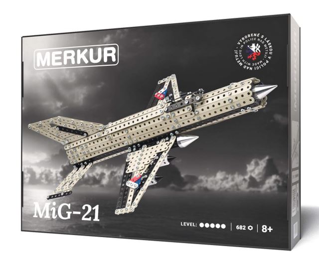 Merkur Stíhač Mig 21, 682 dielov