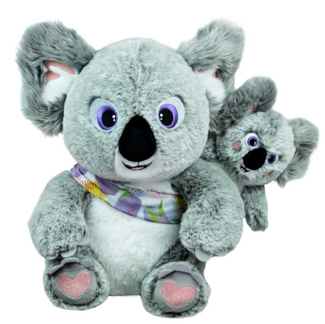 Huggy Luv Interaktívna plyšová hračka Koala Mokki a Lulu