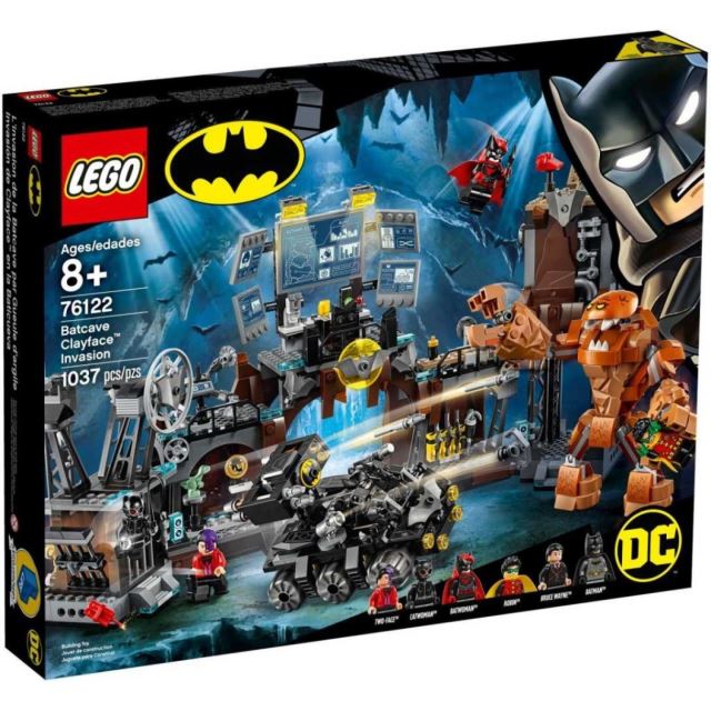 LEGO® Super Heroes 76122 Clayface™ útočí na Batmanovu jeskyni
