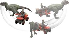 Mattel Jurassic World Survival EKRIXINATORSAURUS a štvorkolka s hákom, JKG91 (5)