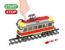 Kompatibilná stavebnica BLOXO električka na batérie s koľajami 724 ks (6)