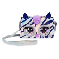 Spin Master PURSE PETS Interaktívna kabelka metalická zebra (2)