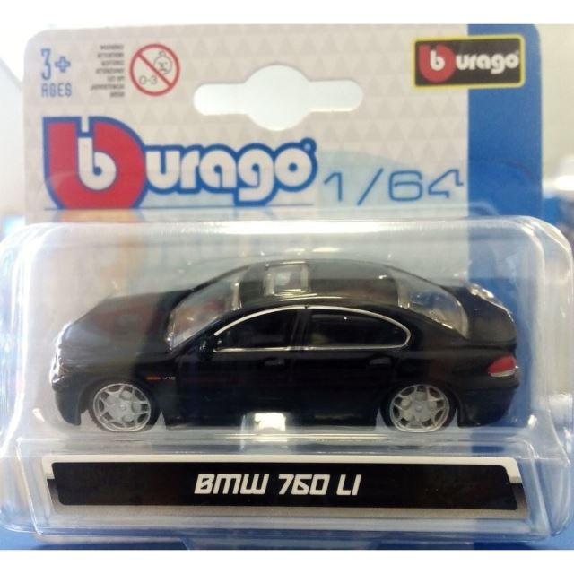 Burago Kovový model auta BMW 760 LI 1:64